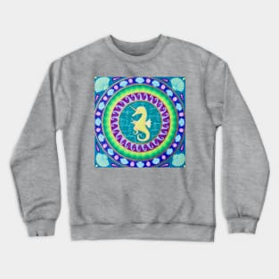 Magical Unicorn Seahorses Crewneck Sweatshirt